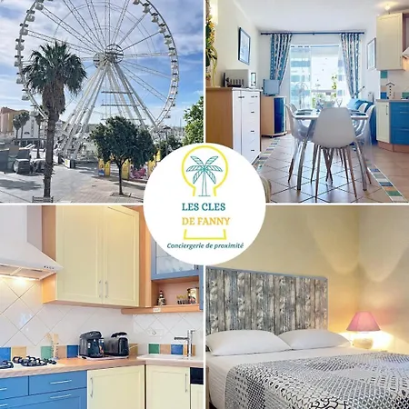 La Madragde 1ch, Centre Port, Clim, Traversant Appartement *